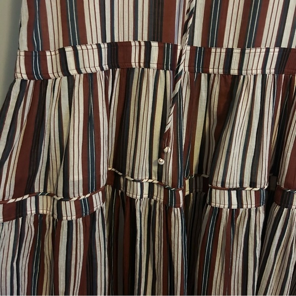NWT Los Altos Dress Sienna Stripe Midi Dress - Picture 9 of 9